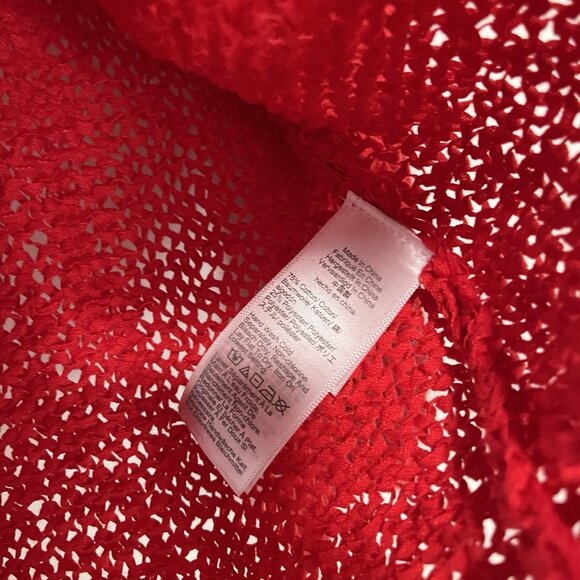 J. Crew NWOT Red Montauk Relaxed Sweater Size XS - Picture 4 of 7